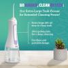 imageGuruNanda Water Dental Flosser 20 XL  380ML Large Tank 4 Flossing Modes Cordless ampamp Portable with Smart Timer for Deep Cleaning ampamp Happy Gums  WhiteLavender