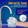 imageGuruNanda Water Dental Flosser 20 XL  380ML Large Tank 4 Flossing Modes Cordless ampamp Portable with Smart Timer for Deep Cleaning ampamp Happy Gums  WhiteLavender