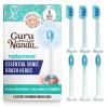imageGuruNanda Essential Sonic Replacement Brush Heads Compatible with Pressure Sensor Sonic Toothbrush Handles Soft Bristles for Effective Cleaning  Pack of 6