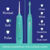 imageGuruNanda Lion ampamp Lamb Kit Teal  Portable Water Flosser 300ml with 4 Jet Tips ampamp 5000 mAH Rechargeable Sonic Toothbrush with 4 Brush Heads ampamp More