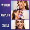 imageGuruNanda Premium Teeth Whitening Kit with Wired LED Light ampamp Whitening Pen Works with iPhone ampamp Android Helps Remove Surface Stains from Coffee Food Soda