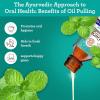 imageGuruNanda Travel Size Coconut Oil Pulling 7 Essential Oils ampamp Vitamins Promotes Fresh Breath ampamp Happy Gums No Alcohol ampamp Fluoride 3 ozCocomintVitamins