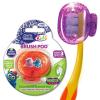 imageGuruNanda Kids Toothbrush Protector Ventilated Brush Pod ClipOn Cover to Fit Most Kids Toothbrushes Natural Essential Oil Vapor Wick Colors May Vary 1 Count