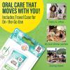 imageGuruNanda 2in1 QuickPik Toothpick ampamp Interdental Pick  Soft Rubber Bristles for Plaque Removal ampamp Improved Oral Care Comes with a Travel Case for OnTheGo Use 60ct60 Count