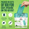 imageGuruNanda 2in1 QuickPik Toothpick ampamp Interdental Pick  Soft Rubber Bristles for Plaque Removal ampamp Improved Oral Care Comes with a Travel Case for OnTheGo Use 60ct300 Count