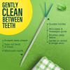 imageGuruNanda 2in1 QuickPik Toothpick ampamp Interdental Pick  Soft Rubber Bristles for Plaque Removal ampamp Improved Oral Care Comes with a Travel Case for OnTheGo Use 60ct60 Count