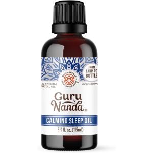 imageGuruNanda Calming Sleep Essential Oil Blend of 100 Natural Pure ampamp Undiluted Essential Oils Promote Relaxation Calmness ampamp Restful Sleep 39 fl oz