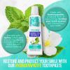 imageGuruNanda Travel Toothpaste with Hydroxyapatite Travel Size Toothpaste with Xylitol Whitens Teeth ampamp Freshens Breath TSAFriendly ampamp SLSFree Jasmine Mint Flavor 098 Oz