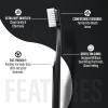 imageGuruNanda Yin ampamp Yang Toothbrush with Extra Soft Bristles Promotes Gentle Balanced Oral Hygiene for a Brighter ampamp Happier Smile Eco Friendly BPA Free 2 Count