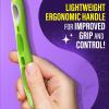 imageGuruNanda Silent Force ToothbrushBig Tuft Bristles for Deep Cleaning ampamp Thorough Plaque Removal Gentle on Teeth ampamp Gums Ergonomic Handle EcoFriendly BPAFree 2 Count