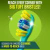 imageGuruNanda Silent Force ToothbrushBig Tuft Bristles for Deep Cleaning ampamp Thorough Plaque Removal Gentle on Teeth ampamp Gums Ergonomic Handle EcoFriendly BPAFree 2 Count