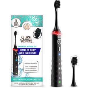 imageGuruNanda Pressure Sensor 20 Electric Toothbrush with Butter on Gums Bristles