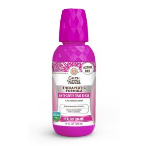imageGuruNanda Therapeutic Formula AntiCavity Oral Rinse Mouthwash with 005 Sodium Fluoride  16 oz