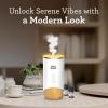 imageGuruNanda Calm Aura Essential Oil Diffuser Sleek Modern Aromatherapy Diffuser with Turbo ampamp Mist Modes Auto ShutOff Safety Covers 250 Sq Ft 100 ml