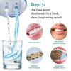 imageGuruNanda Basic Better Gums Regimen 2 CocoMint Pulling Oil Tongue Scraper Butter on Gums Toothbrush 6 Count Concentrated ampamp Dual Barrel Mouthwash
