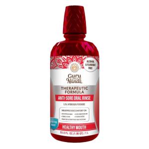 imageGuruNanda Therapeutic Formula AntiSore Oral Rinse Mouthwash with 15 Hydrogen Peroxide  1L