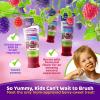 image:imageGuruNanda Kids Toothpaste for Toddlers with 10 Xylitol  FluorideFree Mixed Berry Flavor Safe if Swallowed Gentle amp Safe for Young Teeth amp Gums 42 oz