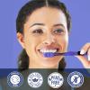 image:imageGuruNanda Gentle Giant Charcoal Toothbrush  Dual Action Flossing Spiral Bristles NonSlip Ergo Dexa Grip Handle Helps in Teeth Whitening BPA Free 2ctCharcoal