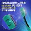 image:imageGuruNanda Gentle Giant Charcoal Toothbrush  Dual Action Flossing Spiral Bristles NonSlip Ergo Dexa Grip Handle Helps in Teeth Whitening BPA Free 2ctCharcoal