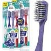 image:imageGuruNanda Gentle Giant Charcoal Toothbrush  Dual Action Flossing Spiral Bristles NonSlip Ergo Dexa Grip Handle Helps in Teeth Whitening BPA Free 2ctRegular
