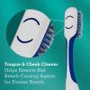 image:imageGuruNanda Gentle Giant Charcoal Toothbrush  Dual Action Flossing Spiral Bristles NonSlip Ergo Dexa Grip Handle Helps in Teeth Whitening BPA Free 2ctRegular