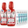 image:imageGuruNanda Therapeutic Formula AntiSore Oral Rinse with 15 Hydrogen Peroxide Alcohol amp Fluoride Free Mouthwash for Oral Irritation Relief Winter Mint Flavor 2x16 fl oz16 Fl Oz Pack of 2