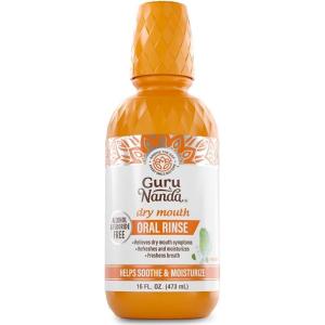 image:imageGuruNanda Dry Mouth Oral Rinse  Fluoride  Free amp Alcohol  Free Mouthwash  16 oz