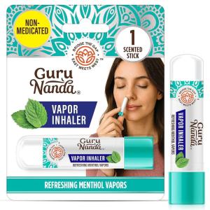 image:imageGuruNanda Vapor Inhaler Nasal Stick with Essential Oils for Soothing Relief Helps Clear Nasal Passages amp Ease Stuffiness NonMedicated 1 Count