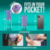 image:imageGuruNanda Valentines Day Special Compact Water Dental Flosser Portable Travel Size Oral Irrigator Flosser with Collapsible 180 ml Tank Smart Timer 4 Flossing Modes TSAFriendly  PinkLavender