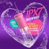 image:imageGuruNanda Valentines Day Special Compact Water Dental Flosser Portable Travel Size Oral Irrigator Flosser with Collapsible 180 ml Tank Smart Timer 4 Flossing Modes TSAFriendly  PinkPink