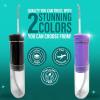 image:imageGuruNanda Valentines Day Special Compact Water Dental Flosser Portable Travel Size Oral Irrigator Flosser with Collapsible 180 ml Tank Smart Timer 4 Flossing Modes TSAFriendly  PinkLavender
