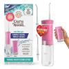 image:imageGuruNanda Valentines Day Special Compact Water Dental Flosser Portable Travel Size Oral Irrigator Flosser with Collapsible 180 ml Tank Smart Timer 4 Flossing Modes TSAFriendly  PinkPink