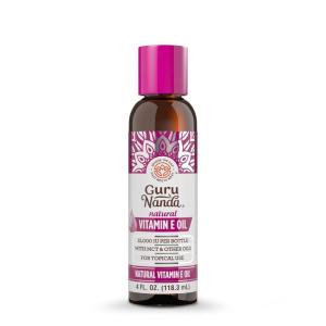 image:imageGuruNanda Vitamin E Oil 4 Fl Oz  15000 IU HexaneFree amp Pure Vitamin E Oil for Skin Nails Hair amp Face With MCT amp Lemon Oil to Help Nourish amp Moisturize NonGMO Vegan amp NoSoybean4 Fl Oz Pack of 1