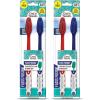 image:imageGuruNanda Floss Fusion Toothbrush with Dual Action Soft Flossing Bristles Ultrafine Tapered Bristles for Deeper Cleaning BPA amp PFASFree 8 CountPack of 4