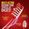 image:imageGuruNanda MultiAction Directional Bristle Toothbrush with Tongue Cleaner Ergonomic Handle Soft Bristles 12 Count