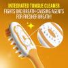 image:imageGuruNanda MultiAction Directional Bristle Toothbrush with Tongue Cleaner Ergonomic Handle Soft Bristles 12 Count