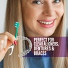 image:imageGuruNanda 6in1 ReadytoGo Disposable Toothbrush PrePasted Butter on Gums Softex Bristles Floss amp Toothpick Tongue amp Cheek Cleaner Individually Wrapped amp TSA Friendly 60 Ct