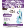 image:imageGuruNanda 6in1 ReadytoGo Disposable Toothbrush PrePasted Butter on Gums Softex Bristles Floss amp Toothpick Tongue amp Cheek Cleaner Individually Wrapped amp TSA Friendly 60 Ct